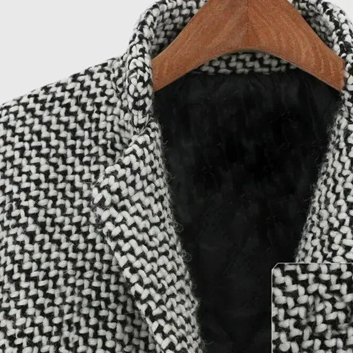 Women’s Long Casual Coat with Button Closure