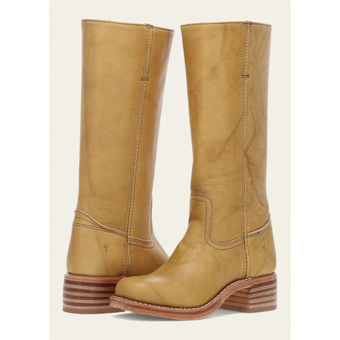 Women's Vintage Knee High Boots with Block Heel