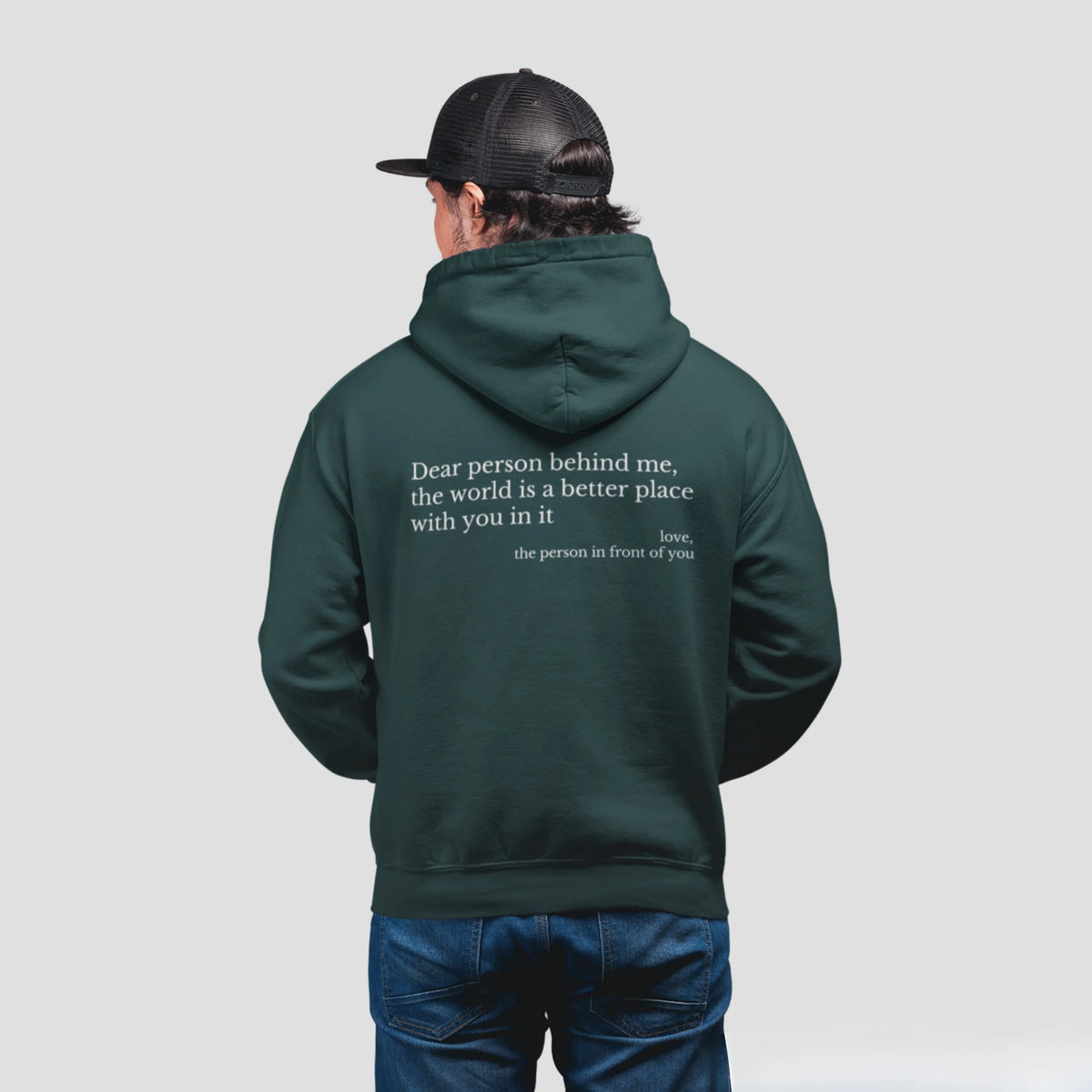 Graphic Comfy Hoodie with Drawstring