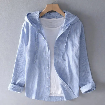 Lightweight Stylish Hoodie with Button Closure
