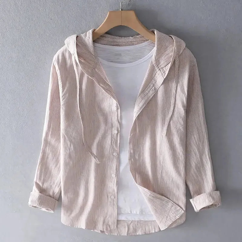 Lightweight Stylish Hoodie with Button Closure