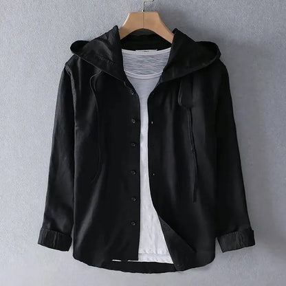 Lightweight Stylish Hoodie with Button Closure