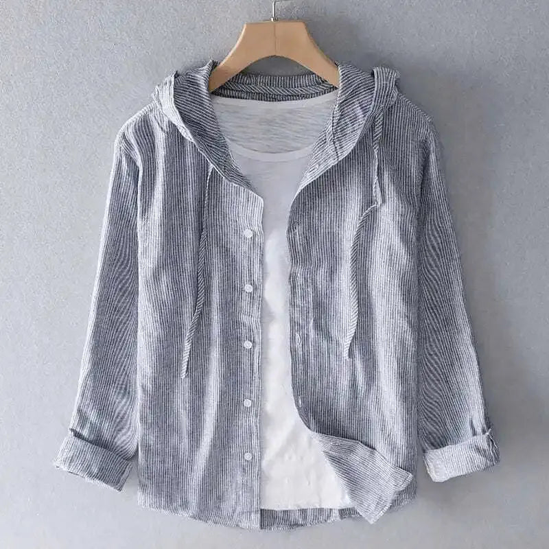 Lightweight Stylish Hoodie with Button Closure