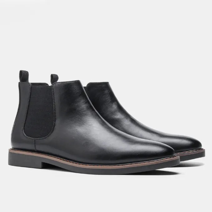 Men's Ankle Casual Boots with Flat