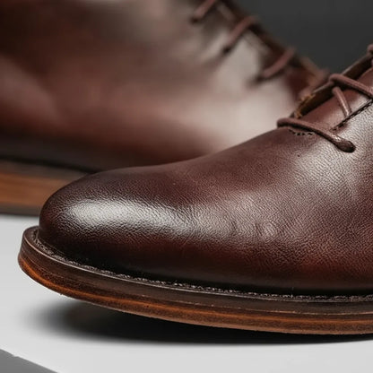 Men's Ankle Casual Boots with Lace-Up