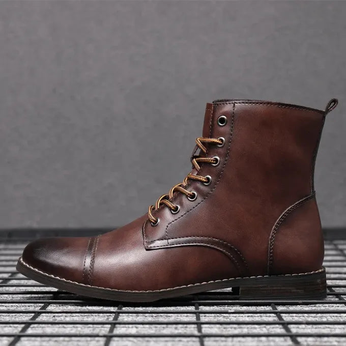 Men's Casual Stylish Boots with Lace-Up
