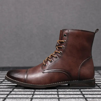 Men's Casual Stylish Boots with Lace-Up