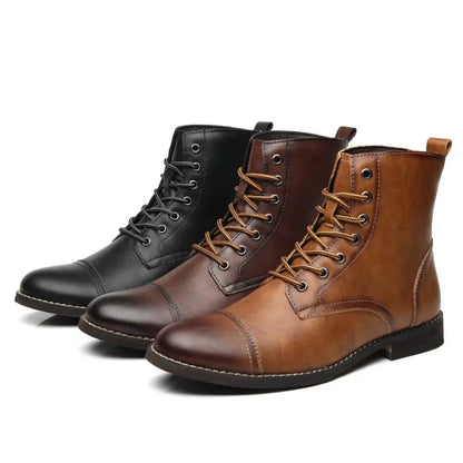 Men's Casual Stylish Boots with Lace-Up