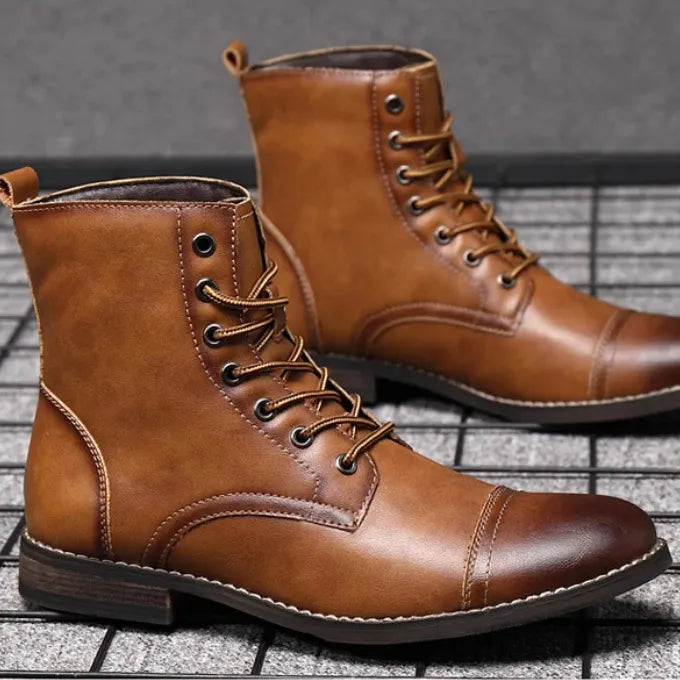 Men's Casual Stylish Boots with Lace-Up