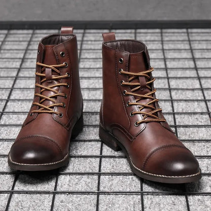 Men's Casual Stylish Boots with Lace-Up