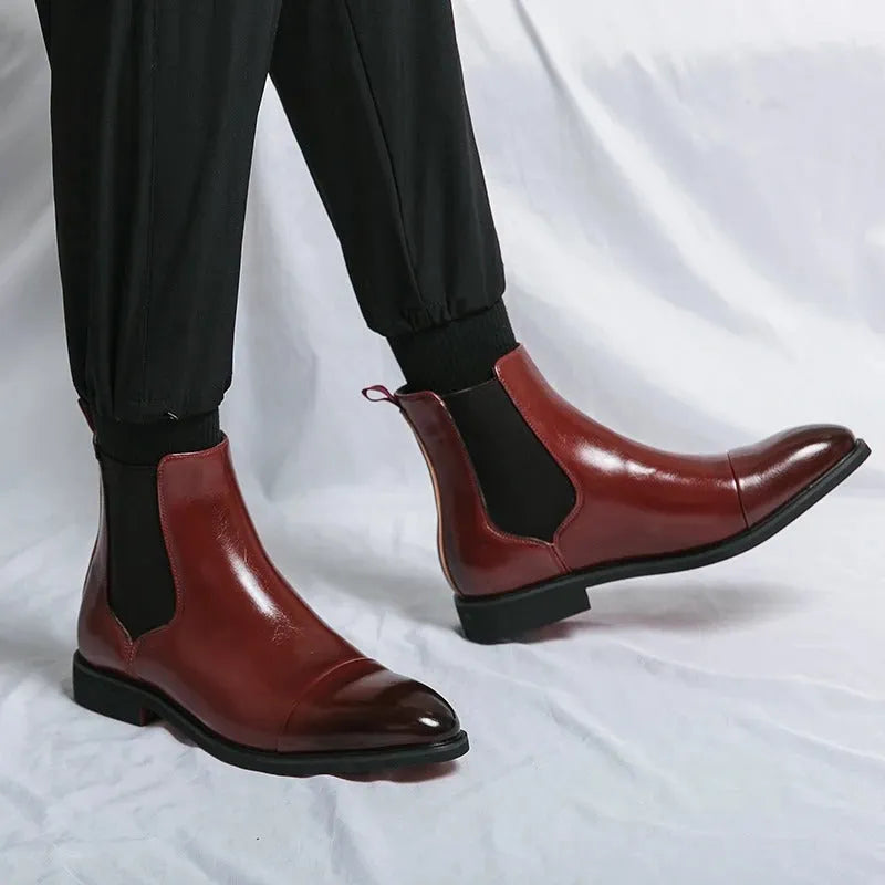 Men's Formal Stylish Boots with Elastic Sides