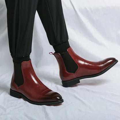 Men's Formal Stylish Boots with Elastic Sides
