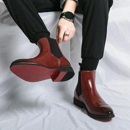 Men's Formal Stylish Boots with Elastic Sides