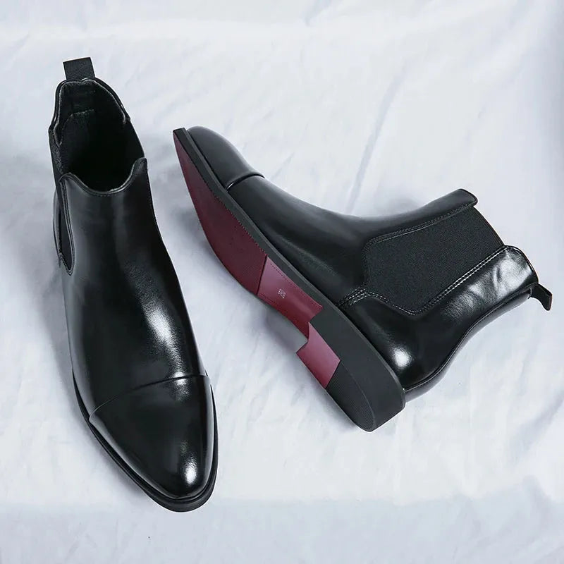 Men's Formal Stylish Boots with Elastic Sides