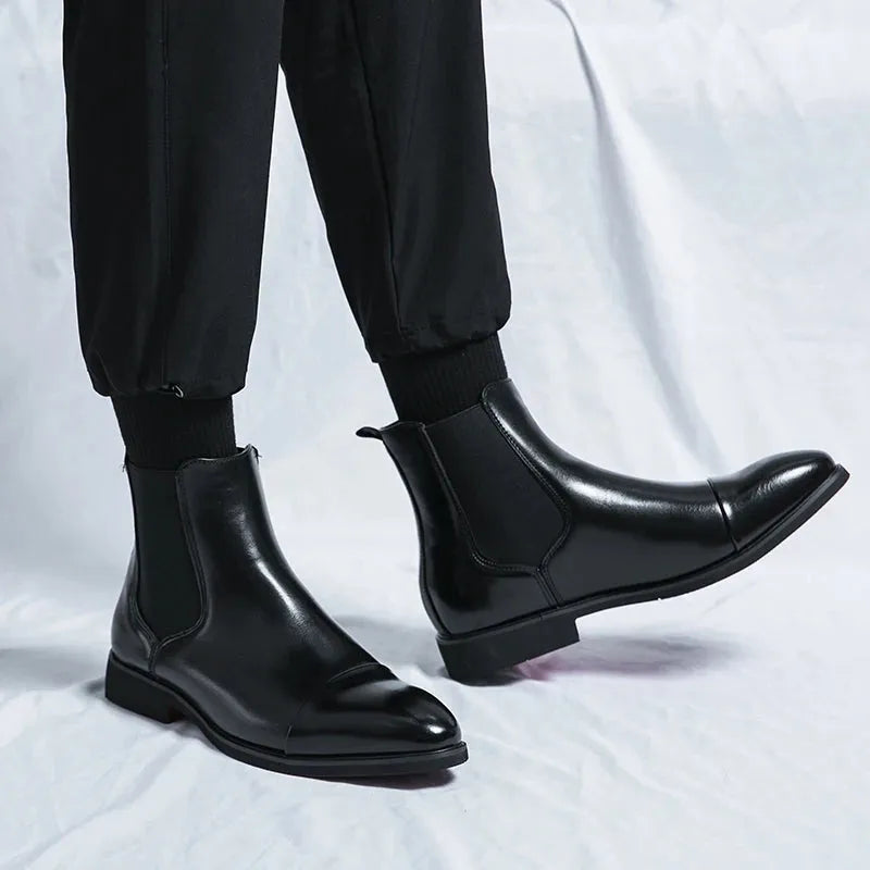 Men's Formal Stylish Boots with Elastic Sides