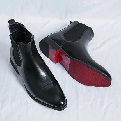 Men's Formal Stylish Boots with Elastic Sides