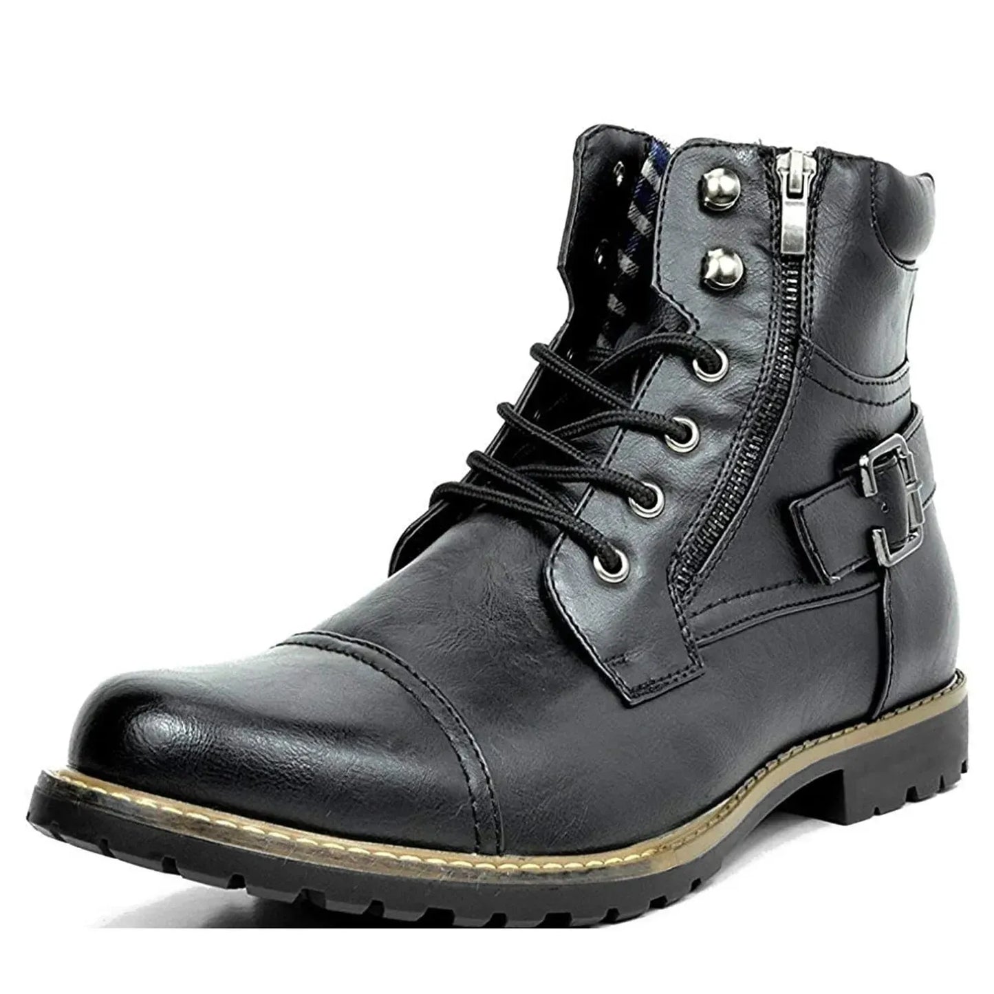 Men's Stylish Casual Boots with Lace-Up