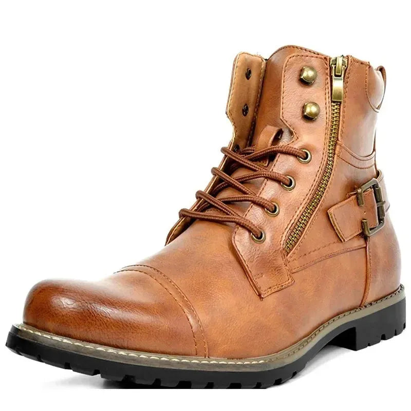 Men's Stylish Casual Boots with Lace-Up