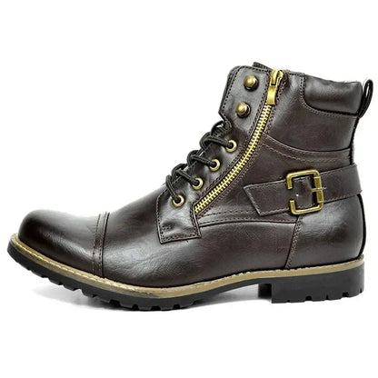 Men's Stylish Casual Boots with Lace-Up