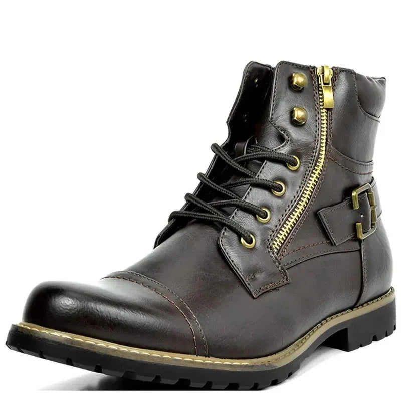 Men's Stylish Casual Boots with Lace-Up