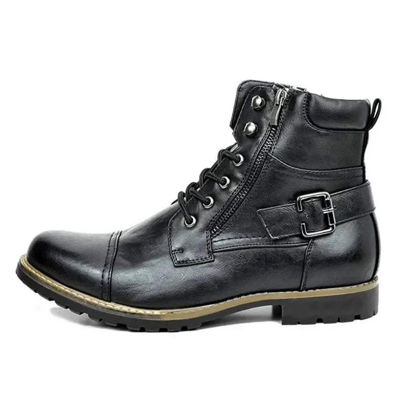 Men's Stylish Casual Boots with Lace-Up