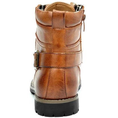 Men's Stylish Casual Boots with Lace-Up