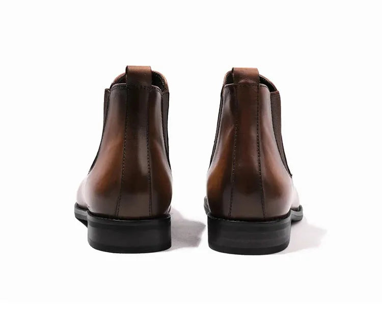 Men's Stylish Formal Boots with Sturdy Outsole