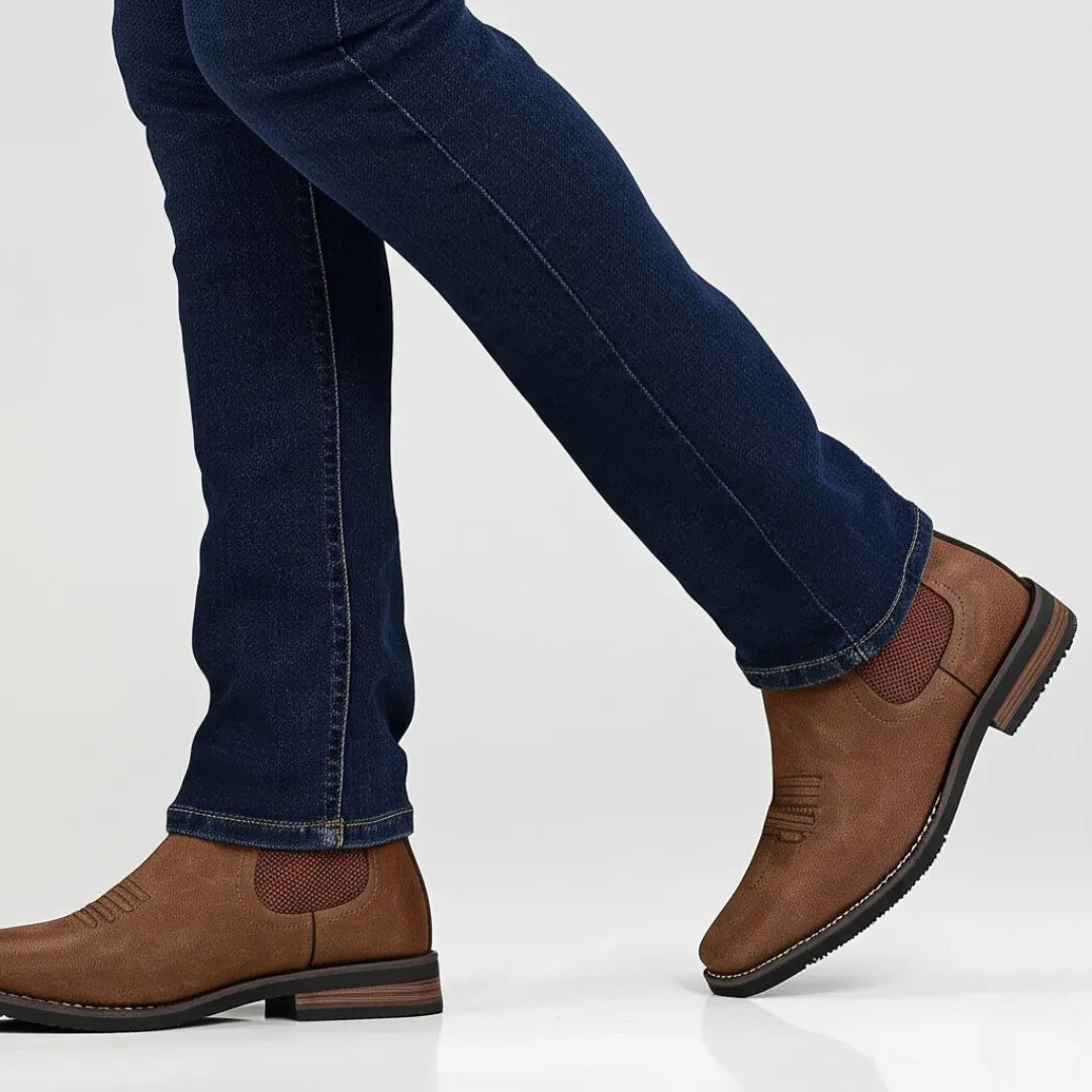 Men's Vintage Casual Boots with Lace-Up