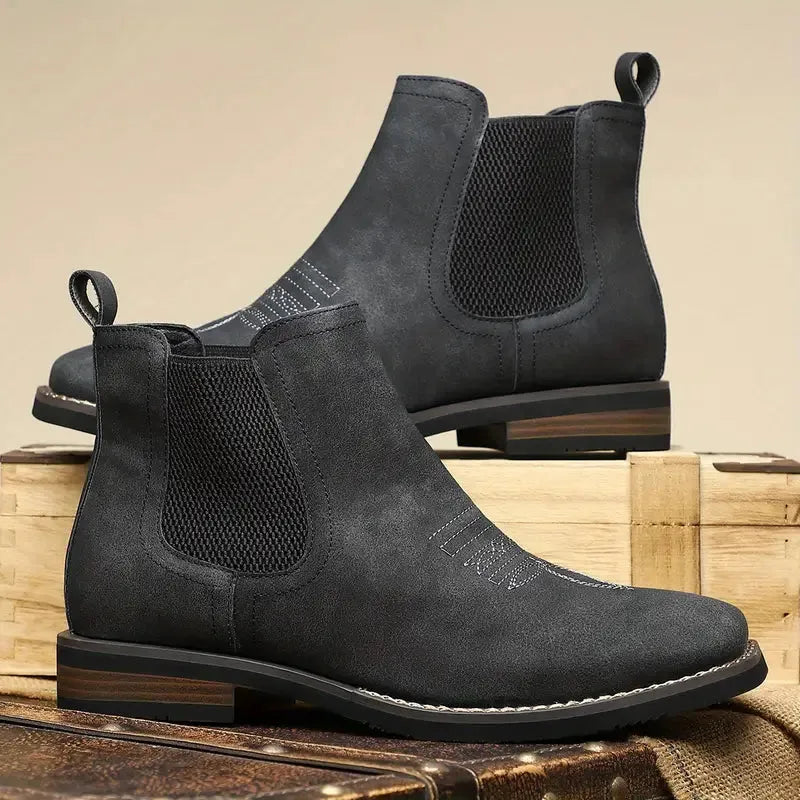 Men's Vintage Casual Boots with Lace-Up