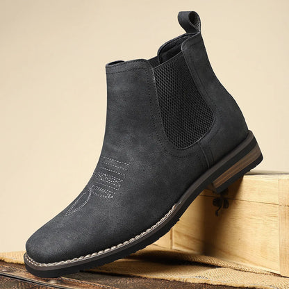 Men's Vintage Casual Boots with Lace-Up