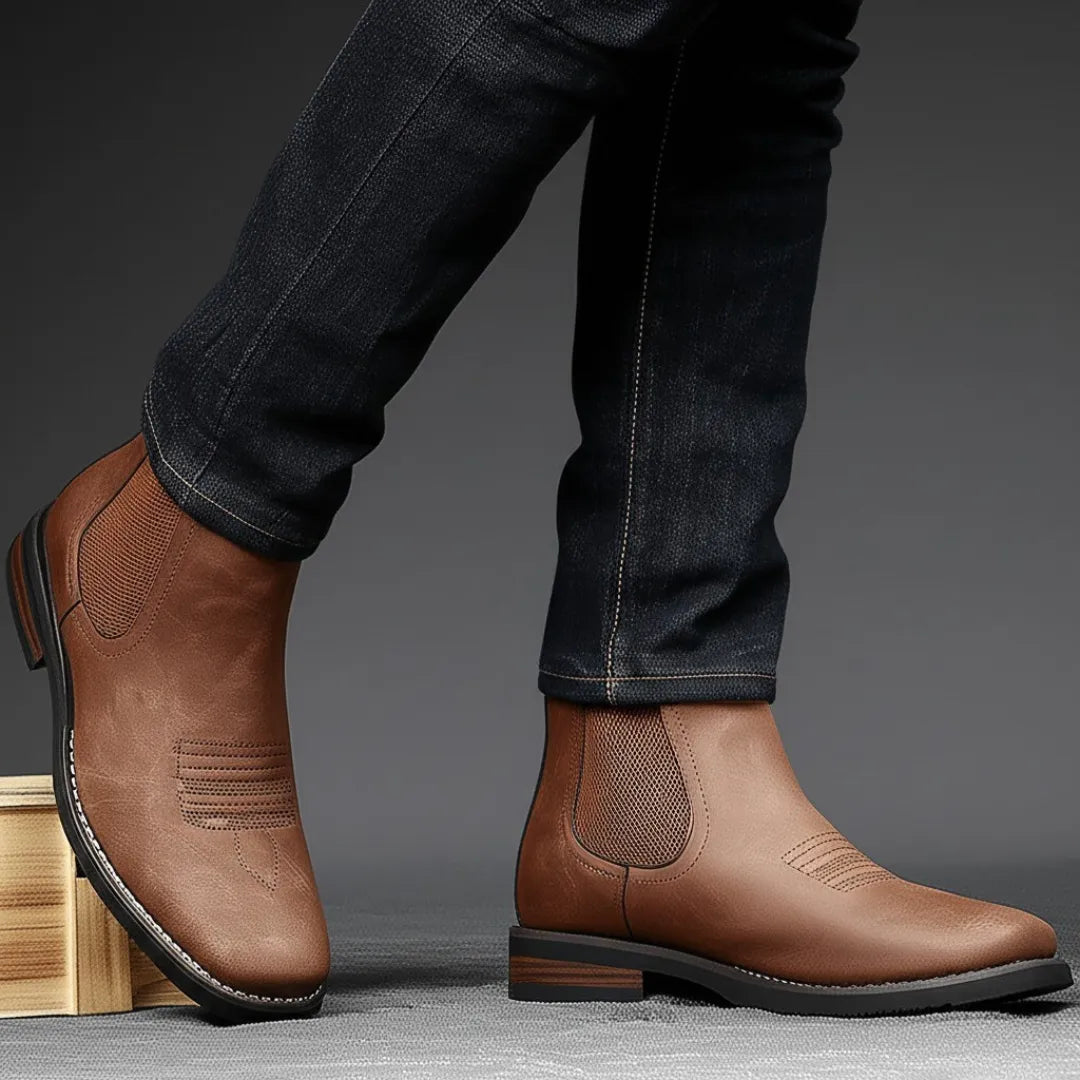 Men's Vintage Casual Boots with Lace-Up