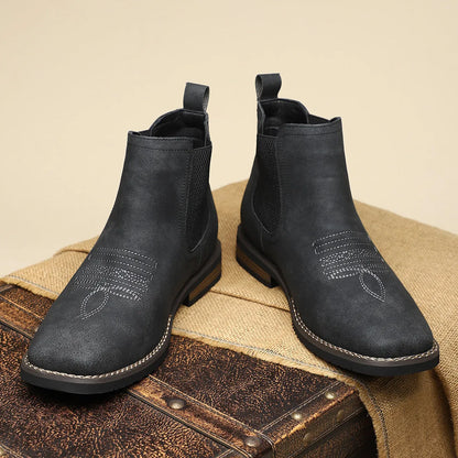 Men's Vintage Casual Boots with Lace-Up