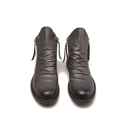 Men's Vintage Casual Boots with Side Zip