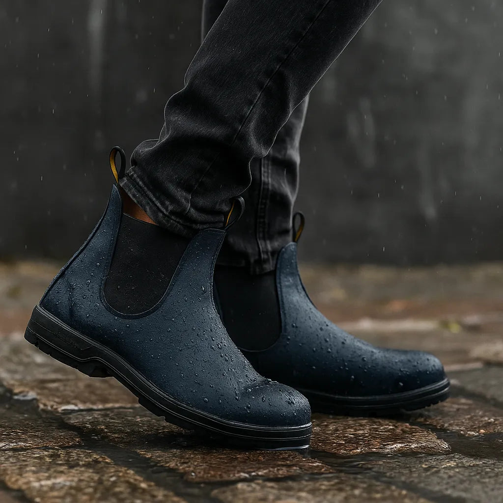 Men's Waterproof Ankle Boots with Non Slip Sole