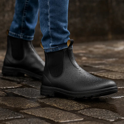 Men's Waterproof Ankle Boots with Non Slip Sole