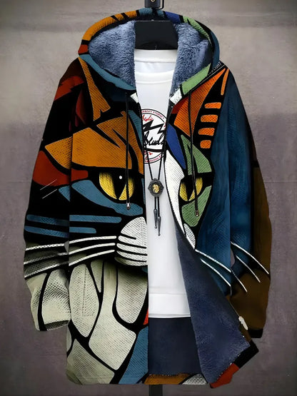 Oversized Casual Coat with Hood
