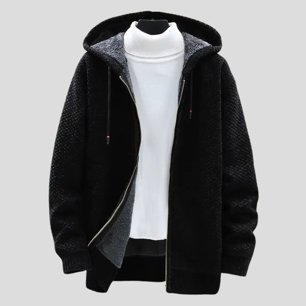 Oversized Comfy Hoodie with Zip-Up