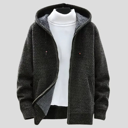 Oversized Comfy Hoodie with Zip-Up