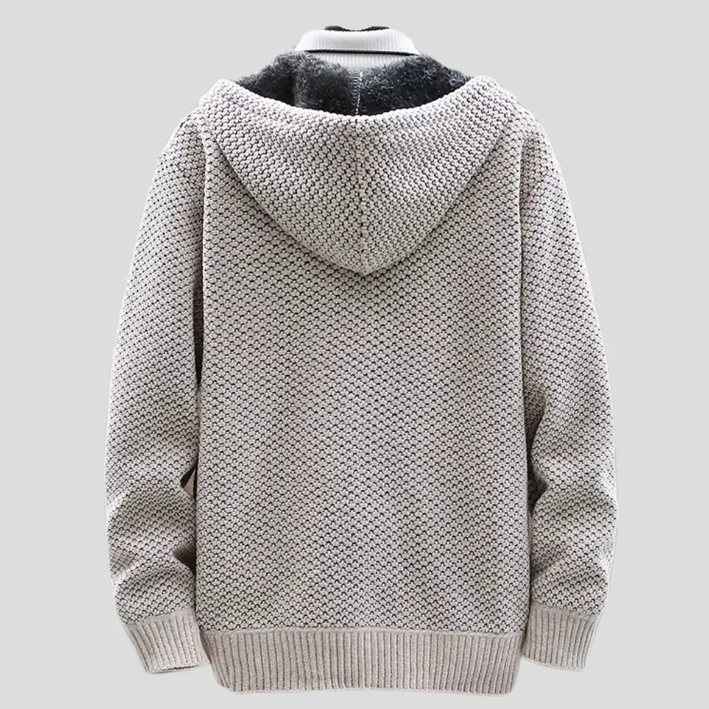 Oversized Comfy Hoodie with Zip-Up