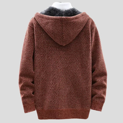 Oversized Comfy Hoodie with Zip-Up