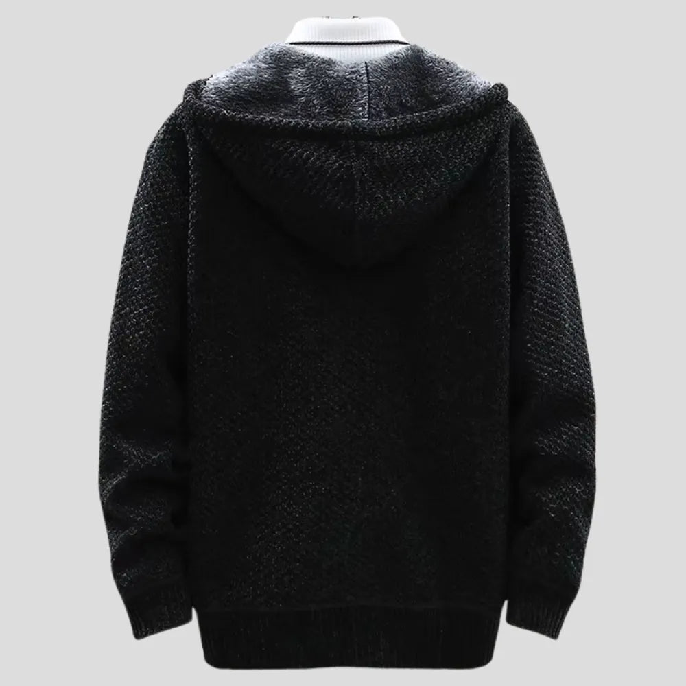 Oversized Comfy Hoodie with Zip-Up