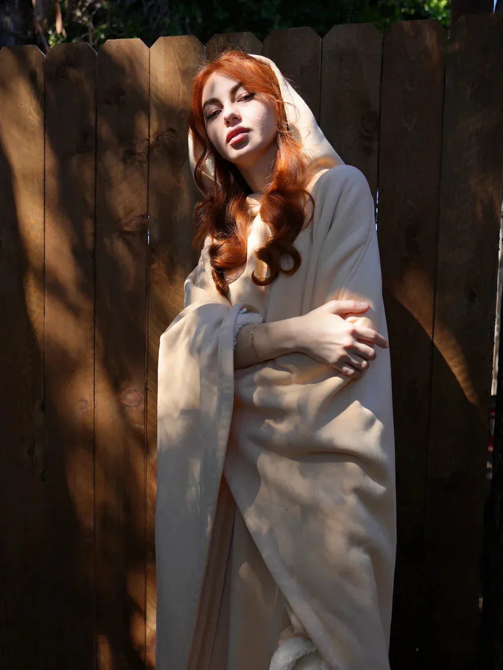 Oversized Soft Touch Hoodie with Long Sleeves
