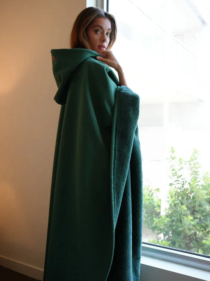 Oversized Soft Touch Hoodie with Long Sleeves