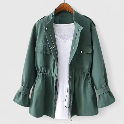 Women’s Casual Lightweight Coat with Zip-Up