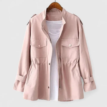 Women’s Casual Lightweight Coat with Zip-Up