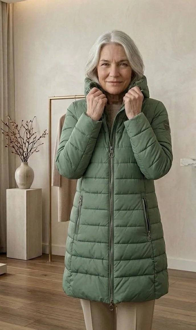 Women’s Casual Padded Winter Jacket with Hood