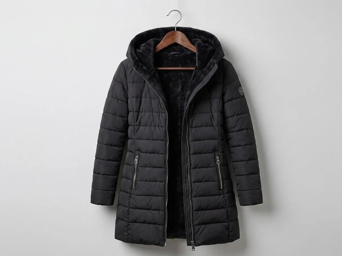 Women’s Casual Padded Winter Jacket with Hood