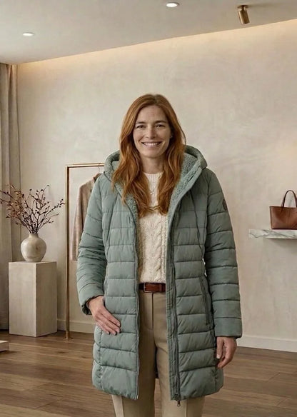 Women’s Casual Padded Winter Jacket with Hood