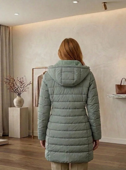 Women’s Casual Padded Winter Jacket with Hood