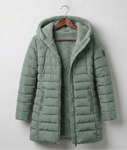 Women’s Casual Padded Winter Jacket with Hood
